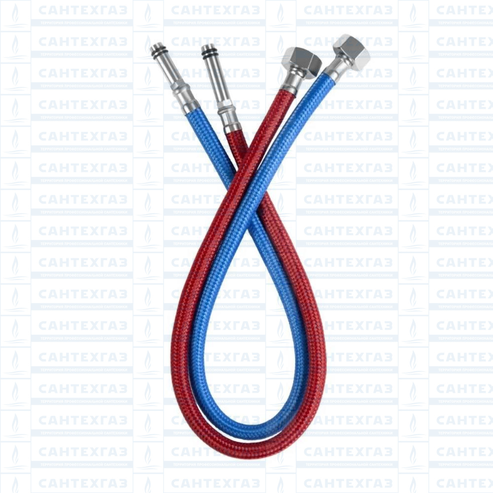 Смеситель для умывальника (двуручковый) E10 хром